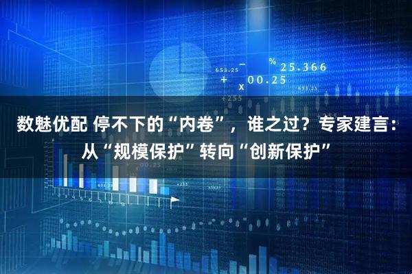数魅优配 停不下的“内卷”，谁之过？专家建言：从“规模保护”转向“创新保护”