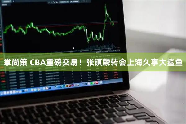 掌尚策 CBA重磅交易！张镇麟转会上海久事大鲨鱼