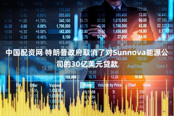 中国配资网 特朗普政府取消了对Sunnova能源公司的30亿美元贷款